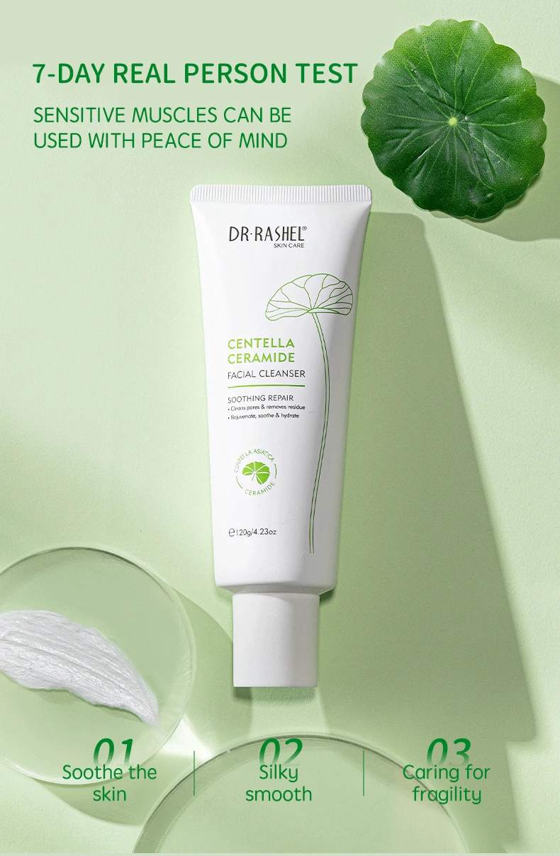Пенка для лица с центеллой и церамидами Dr. Rashel Centella & Ceramide Soothing Repair Facial Cleanser, 120 г