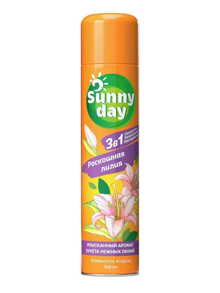 Освежитель воздуха Sunny Day Роскошная лилия 300мл