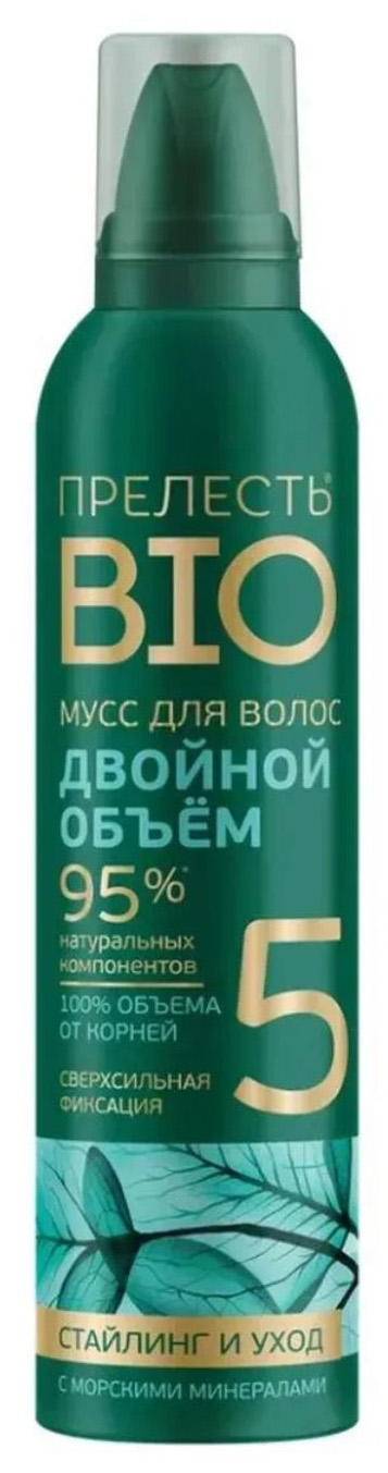 Мусс для волос Прелесть Био двойной обьем с мор. минер 160 см3