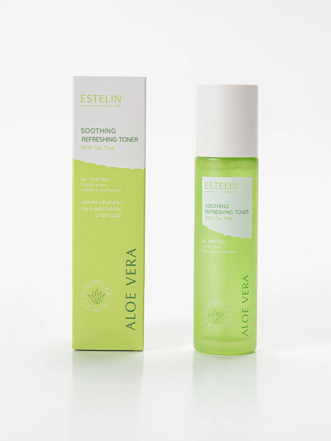 Увлажняющий тонер для лица с Алое Вера Estelin Aloe Vera Soothing Refreshing Toner, 100 мл