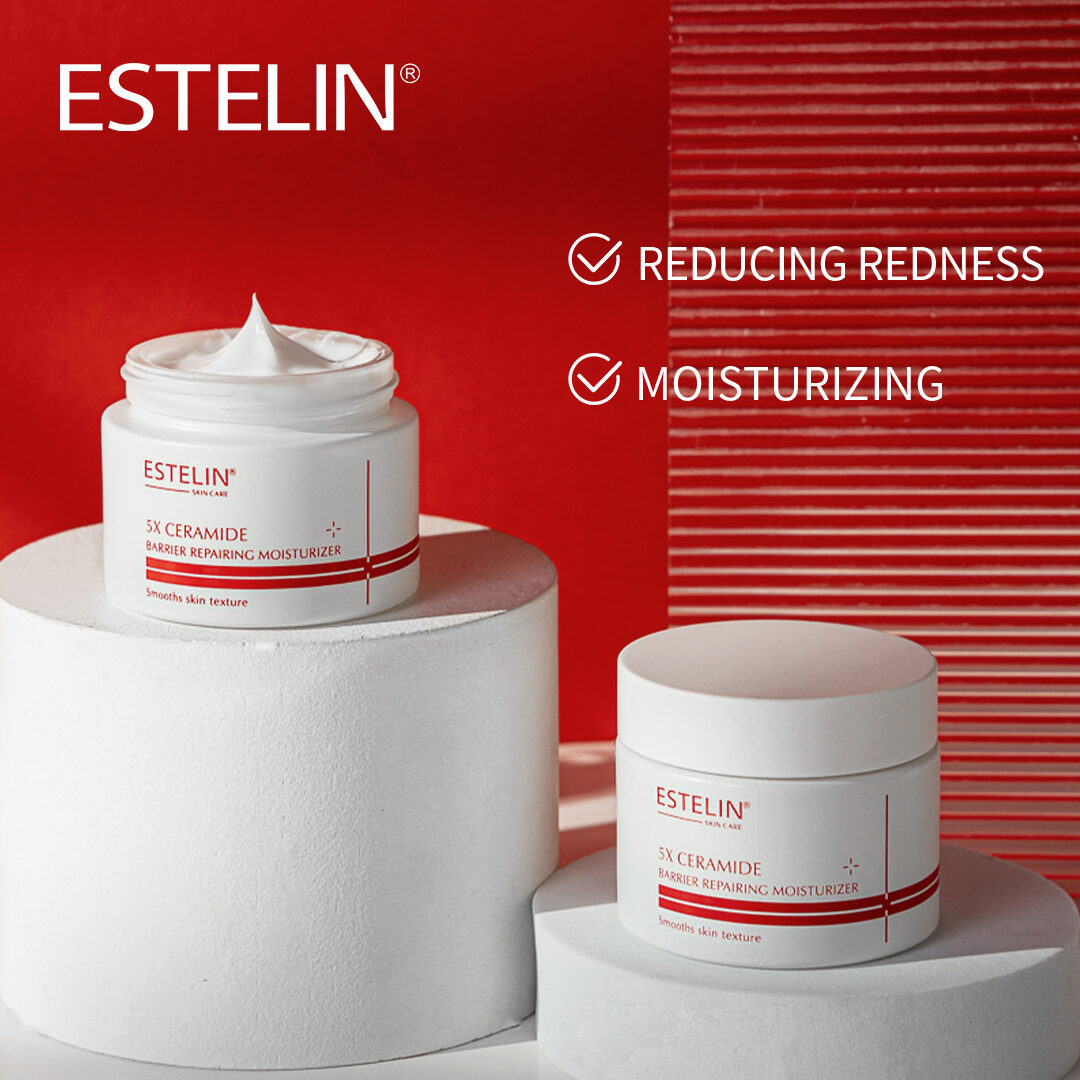 Крем для лица с 5X церамидом Estelin 5X Ceramide Barrier Repair Moisturizer, 50 г