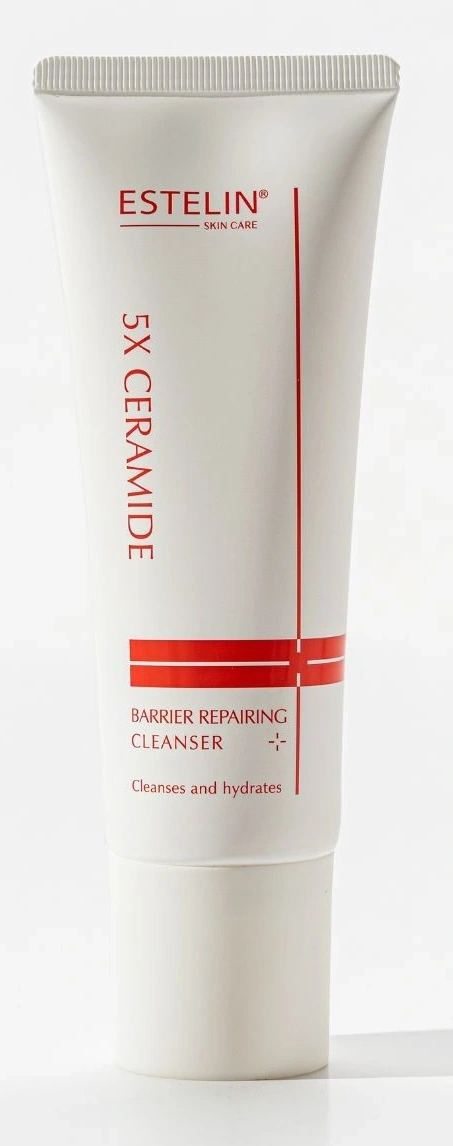 Пенка для лица с 5X церамидом, Estelin 5X Ceramide Barrier Repairing Cleanser, 120 г