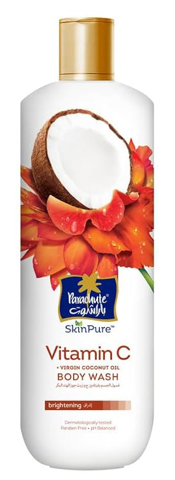 Гель для душа PARA SKINPURE VITAMIN C & VIRGIN COCONUT OIL BODY WASH 400ML