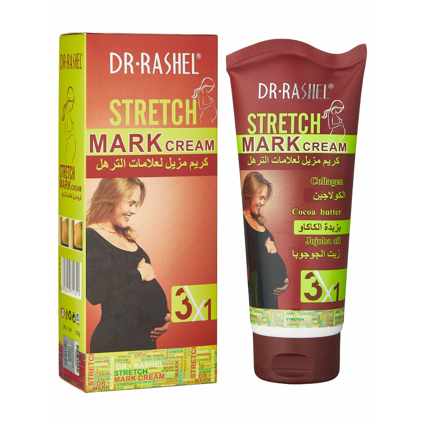 Крем от растяжек 3х1, Dr. Rashel Stretch Mark Cream, 150 g
