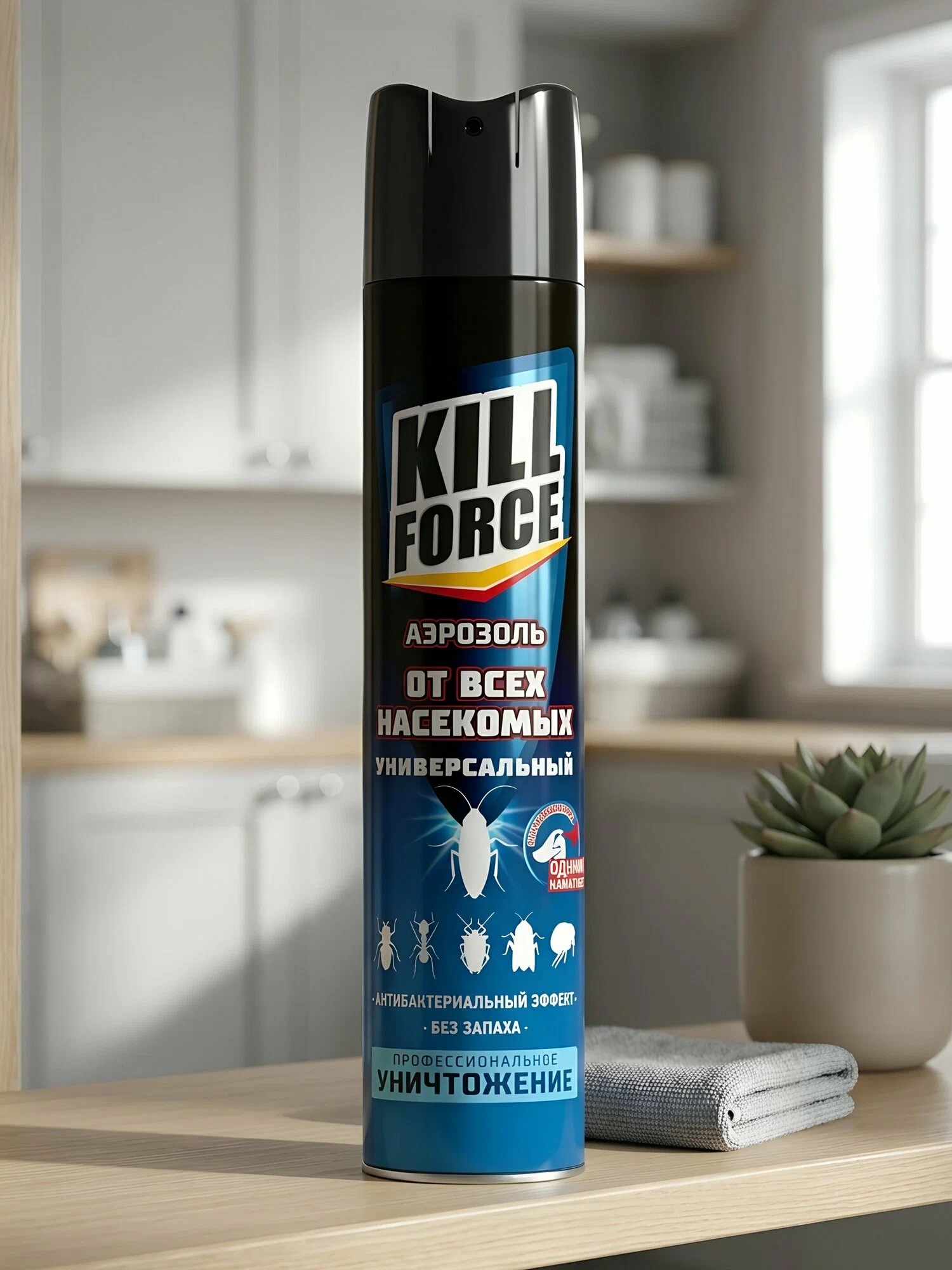 KILL FORCE - Аэрозоль инсектицидный универсальный, 350 мл