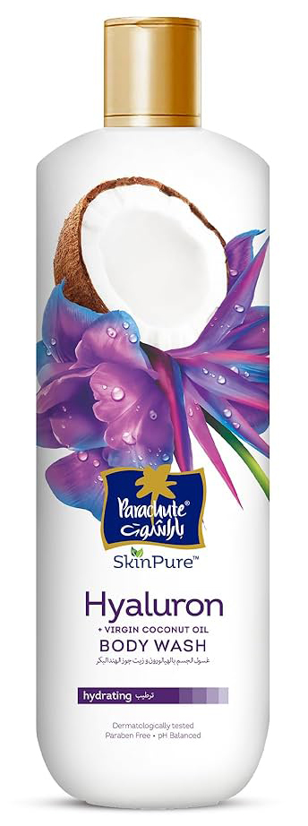 Гель для душа PARA SKINPURE HYALURON & VIRGIN COCONUT OIL BODY WASH 400ML