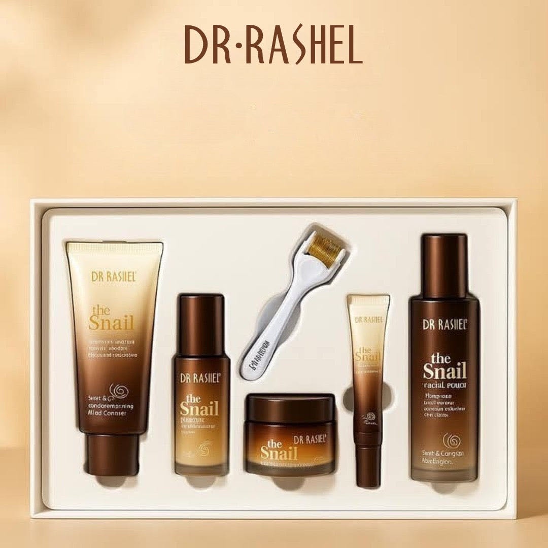 Питательный и укрепляющий набор по уходу за кожей Dr. Rashel Snail & Collagen Firming Skin Care Set, 6 шт