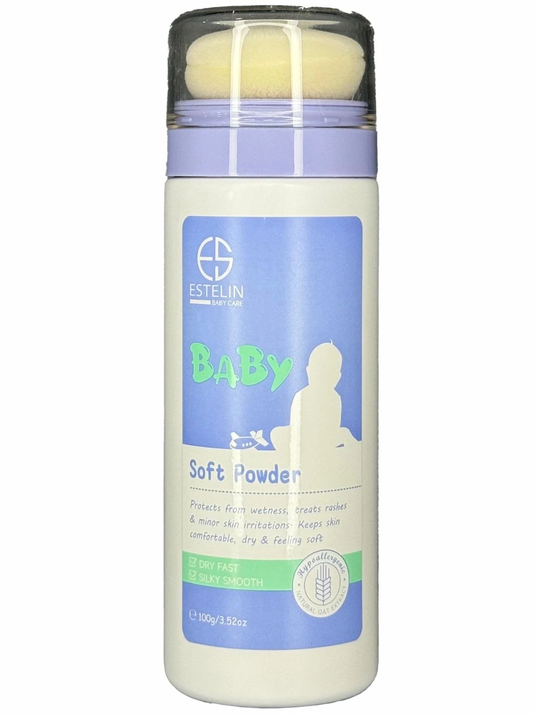  Нежная детская присыпка Estelin Baby Soft Powder, 100 г