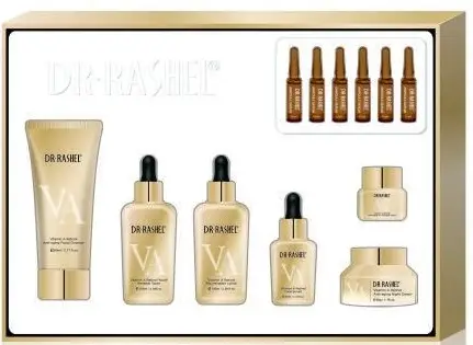 Набор для ухода за кожей лица Vitamin A Retinol Age-Defying & Rejuvenation Skin Care Kit 12pcs/set
