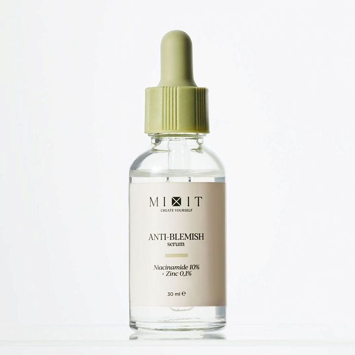 Себорегулирующая сыворотка с ниацинамидом и цинком MIXIT Anti-Blemish Serum 30мл