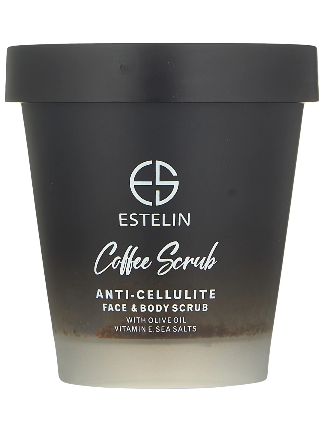 Антицеллюлитный скраб для лица и тела с кофе Estelin Coffee Anti-Cellulite Face & Body Scrub, 280 g
