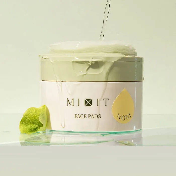 Восстанавливающие пэды с экстрактом нони MIXIT Noni Face Toner Pads 60 шт