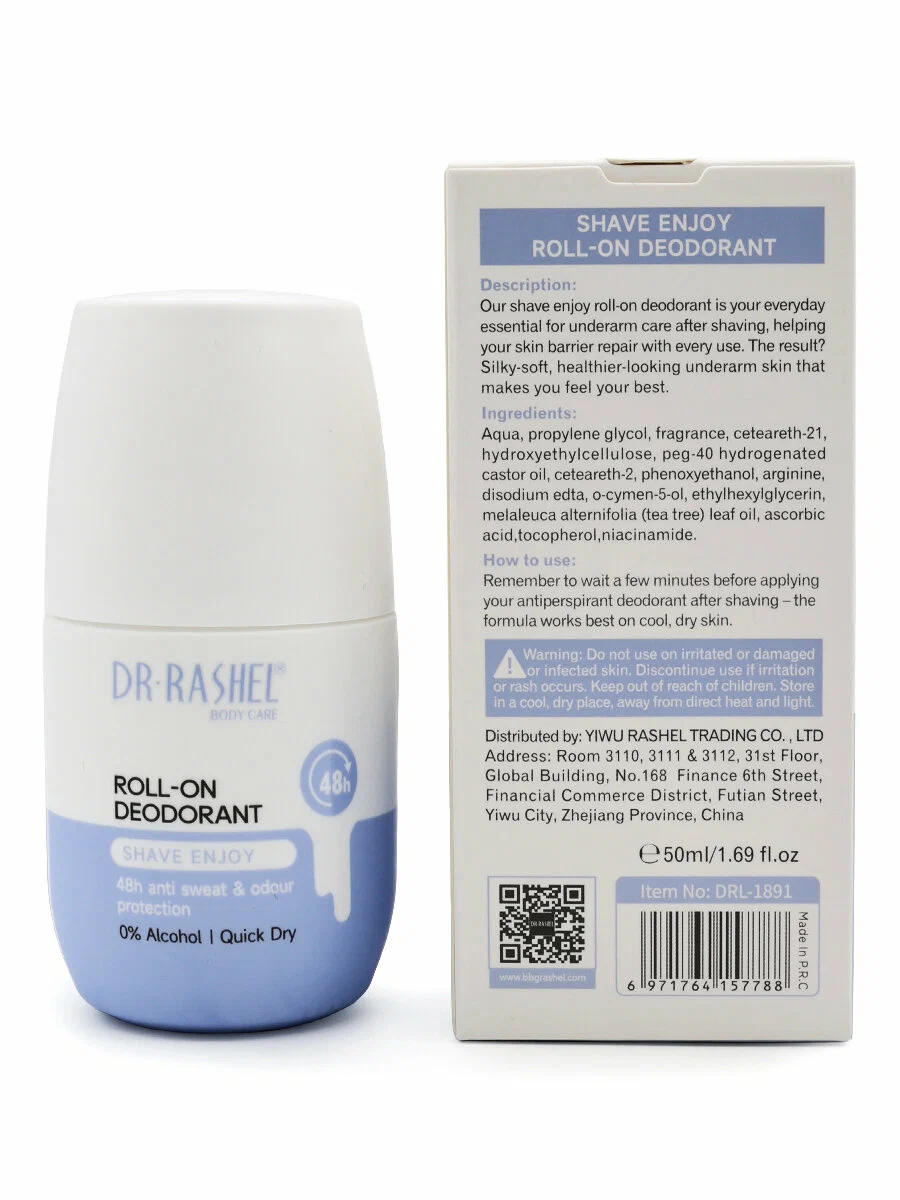 Освежающий и питательный дезодорант-ролл Dr. Rashel Shave Enjoy Roll-On, 50 мл