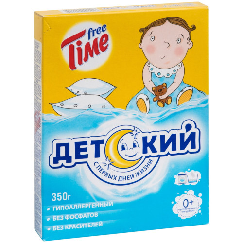 Стиральный порошок СМС FREE TIME ДЕТСКИЙ 350г т/у