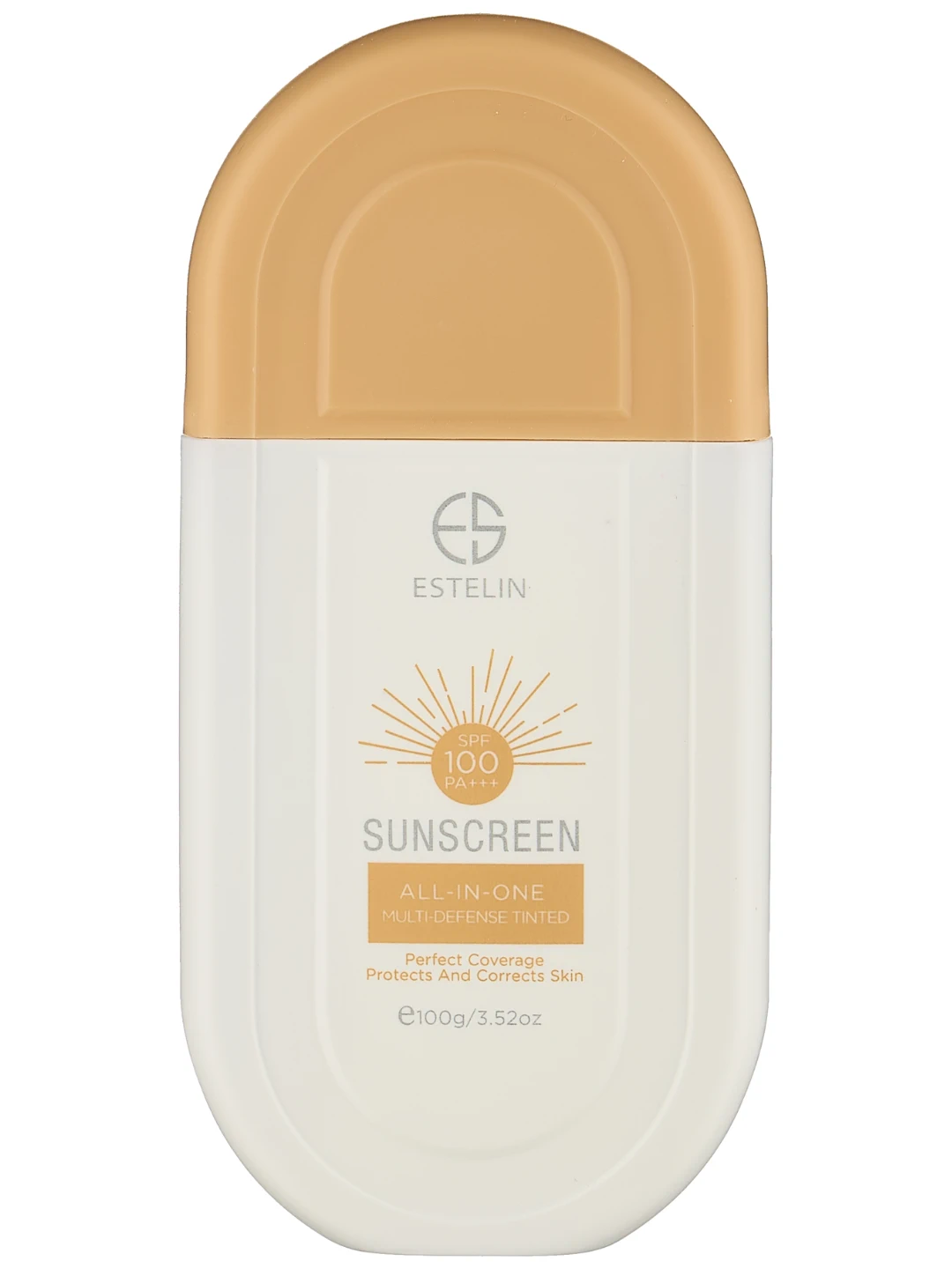 Тонирующий солнцезащитный крем Estelin Multi-Defense Tinted Sunscreen SPF100 PA+++, 100 g
