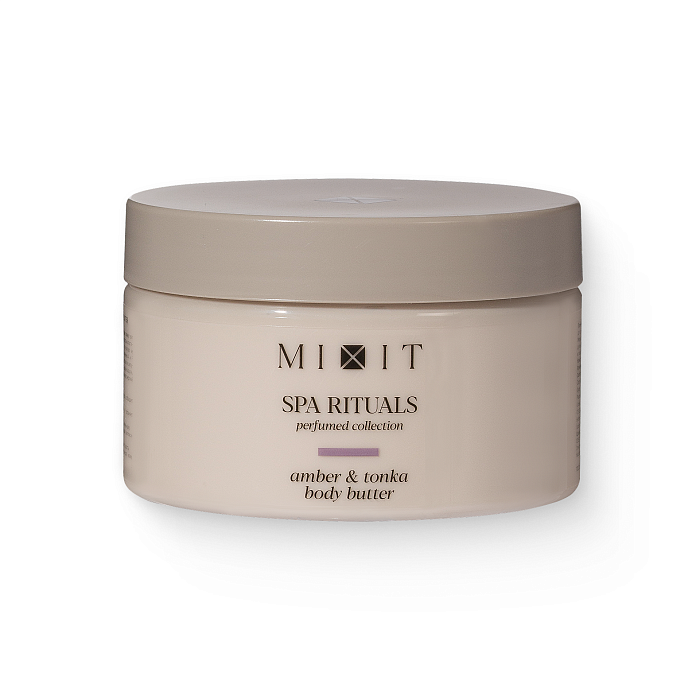 Крем-баттер для тела с ароматом амбры и бобов тонка MIXIT Spa Rituals Amber & Tonka Body Butter 250г