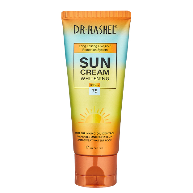 Осветляющий и увлажняющий солнцезащитный крем Dr. Rashel Whitening & Moisturizing Sun Cream SPF75, 80 ml