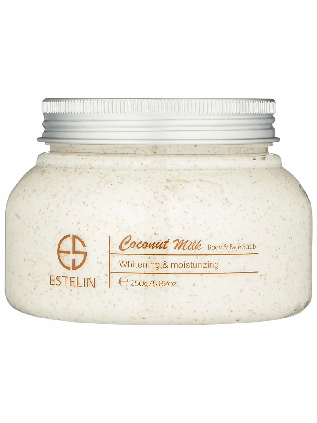 Скраб для лица и тела с кокосом Estelin Virgin Coconut Body & Face Scrub, 250 g