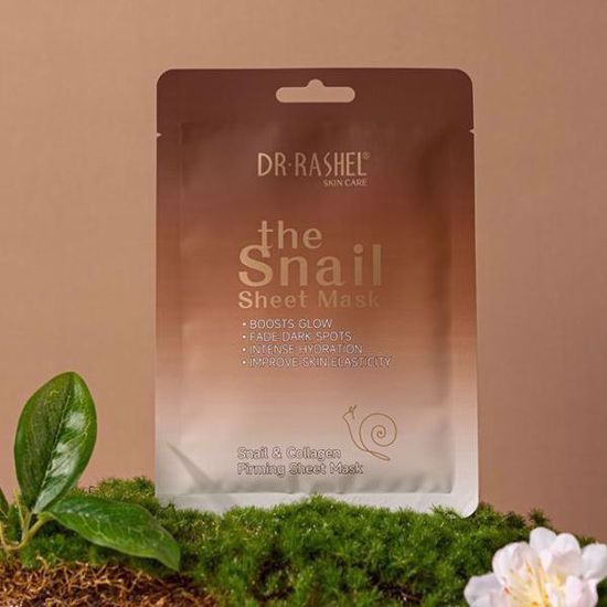 Питательная и укрепляющая тканевая маска для лица Dr. Rashel Snail & Collagen Firming Sheet Mask, 25 г