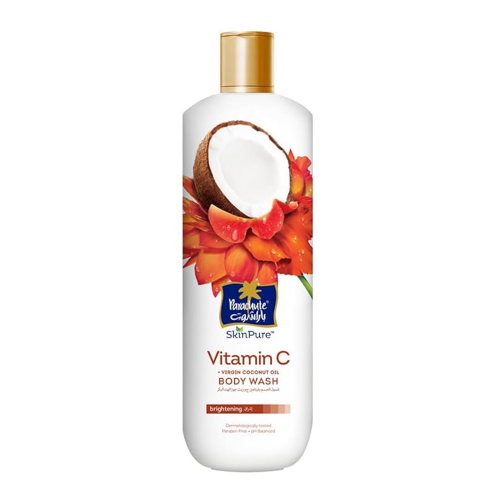 Гель для душа PARA SKINPURE VITAMIN C & VIRGIN COCONUT OIL BODY WASH 400ML