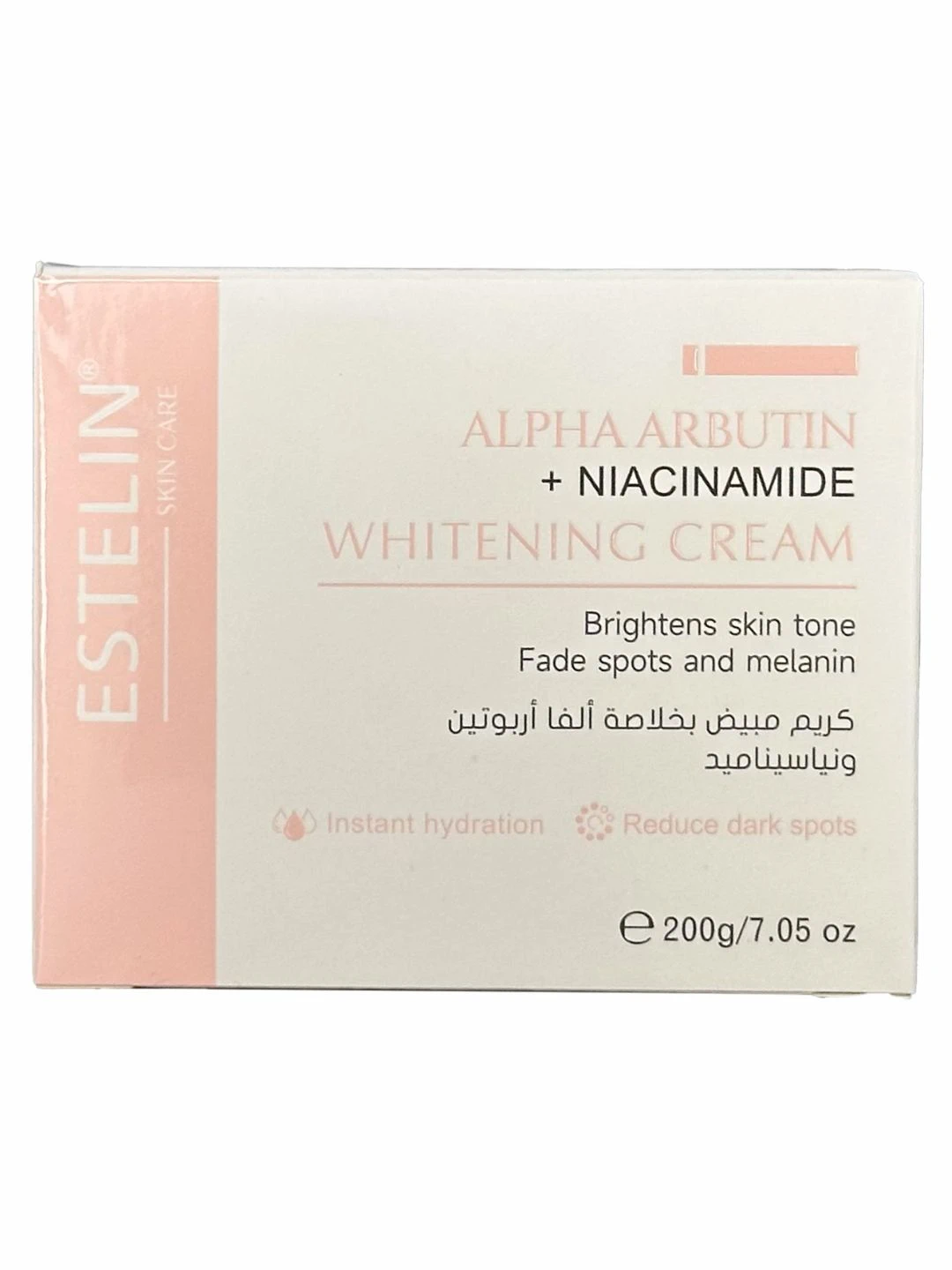Отбеливающий крем для лица с альфа-арбутином и ниацинамидом, Estelin Alpha Arbutin & Niacinamide Whitening Cream, 200 g