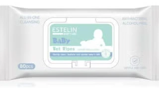Детские влажные салфетки Estelin Baby Wet Wipes Green — 80 шт