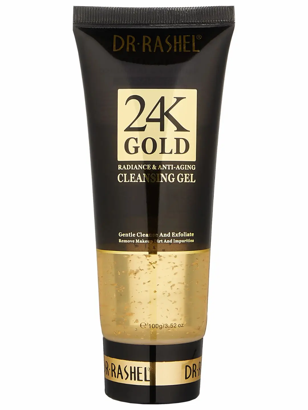 Осветляющий очищающий гель для лица с золотом 24K Dr. Rashel 24K Gold Radiance & Anti-Aging Cleansing Gel, 100 ml