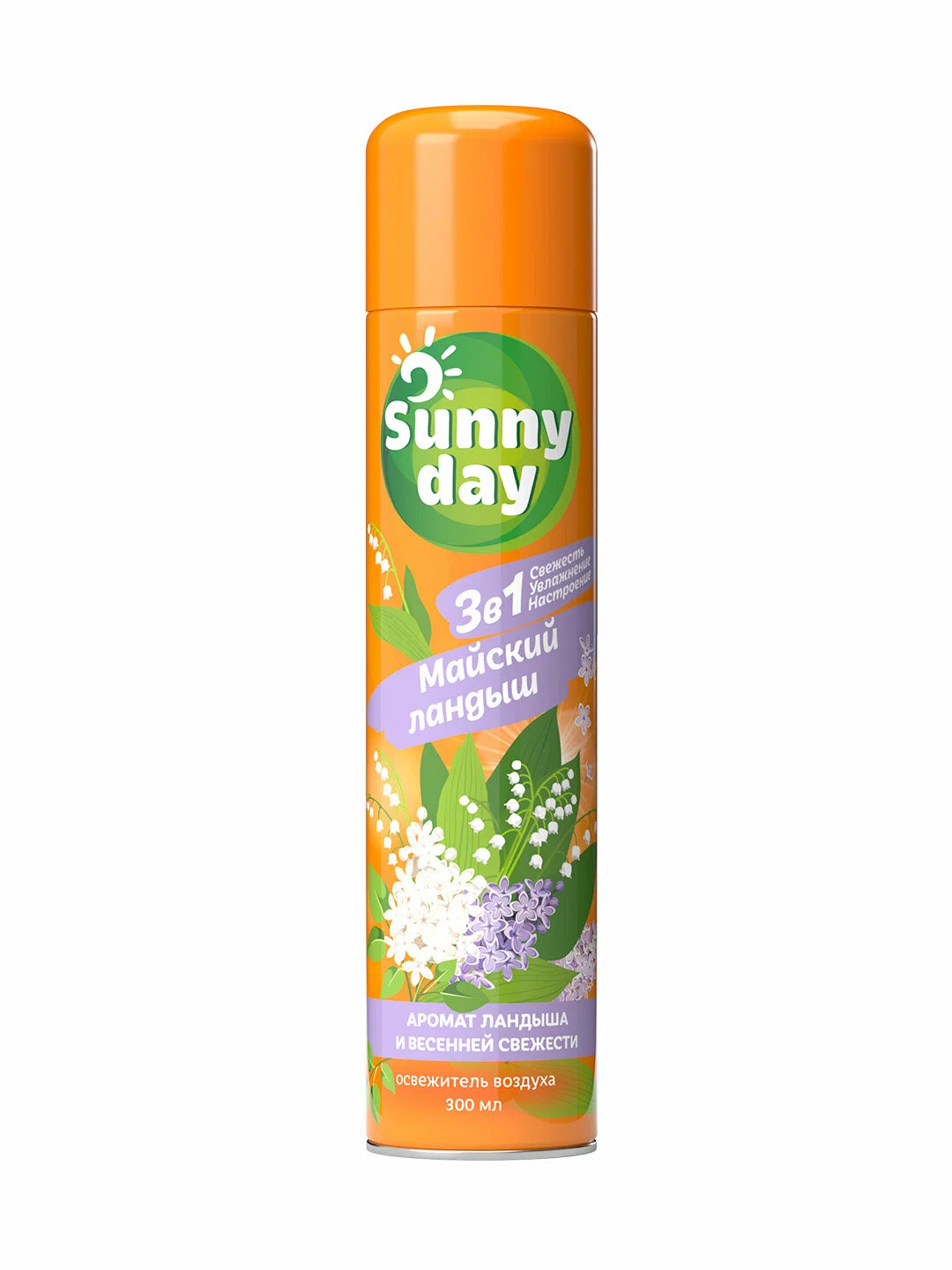 Освежитель воздуха Sunny Day Майский Ландыш 300 см3 без ТУ