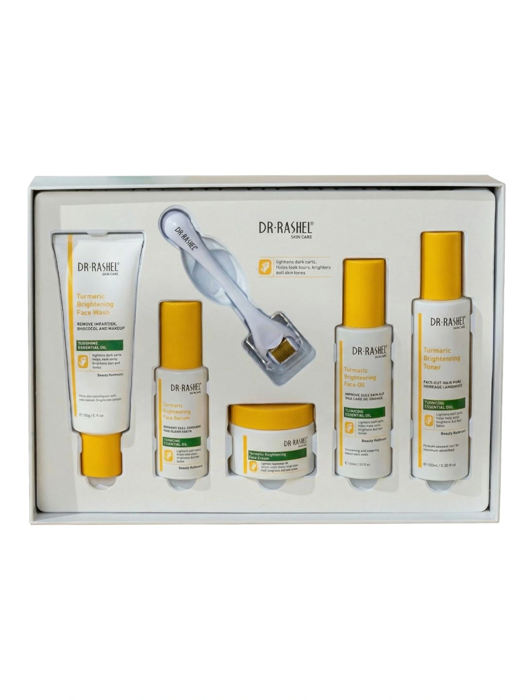 Осветляющий и сияющий набор с куркумой — Dr. Rashel Turmeric Glow Brightening Skin Care Set