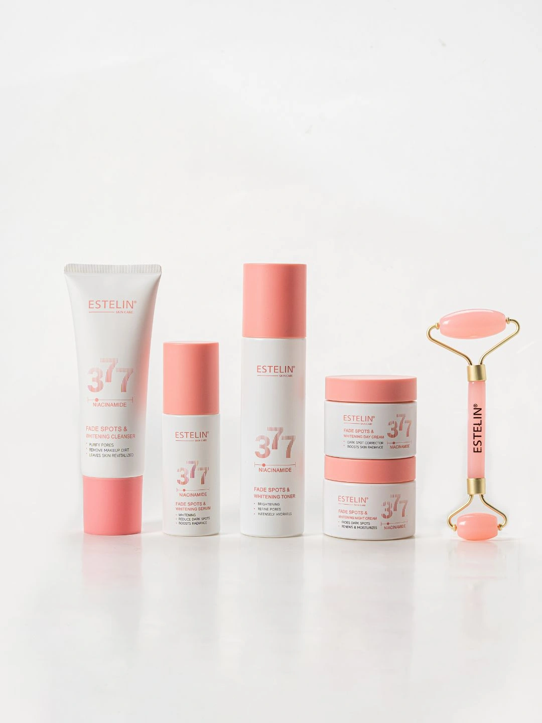 Набор с Ниацинамидом для ухода за кожей Estelin Niacinamide Fade Spots & Whitening Skin Care Set, 6 шт