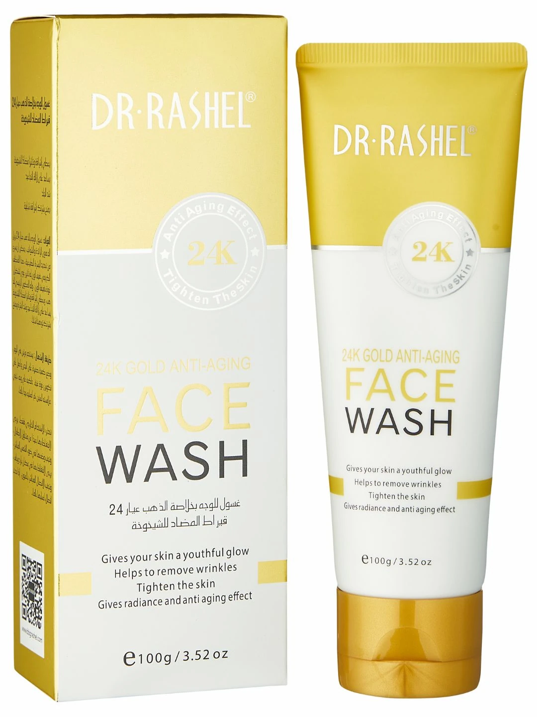 Антивозрастная пенка для умывания с золотом 24K Dr. Rashel 24K Gold Anti-Aging Face Wash, 100 g