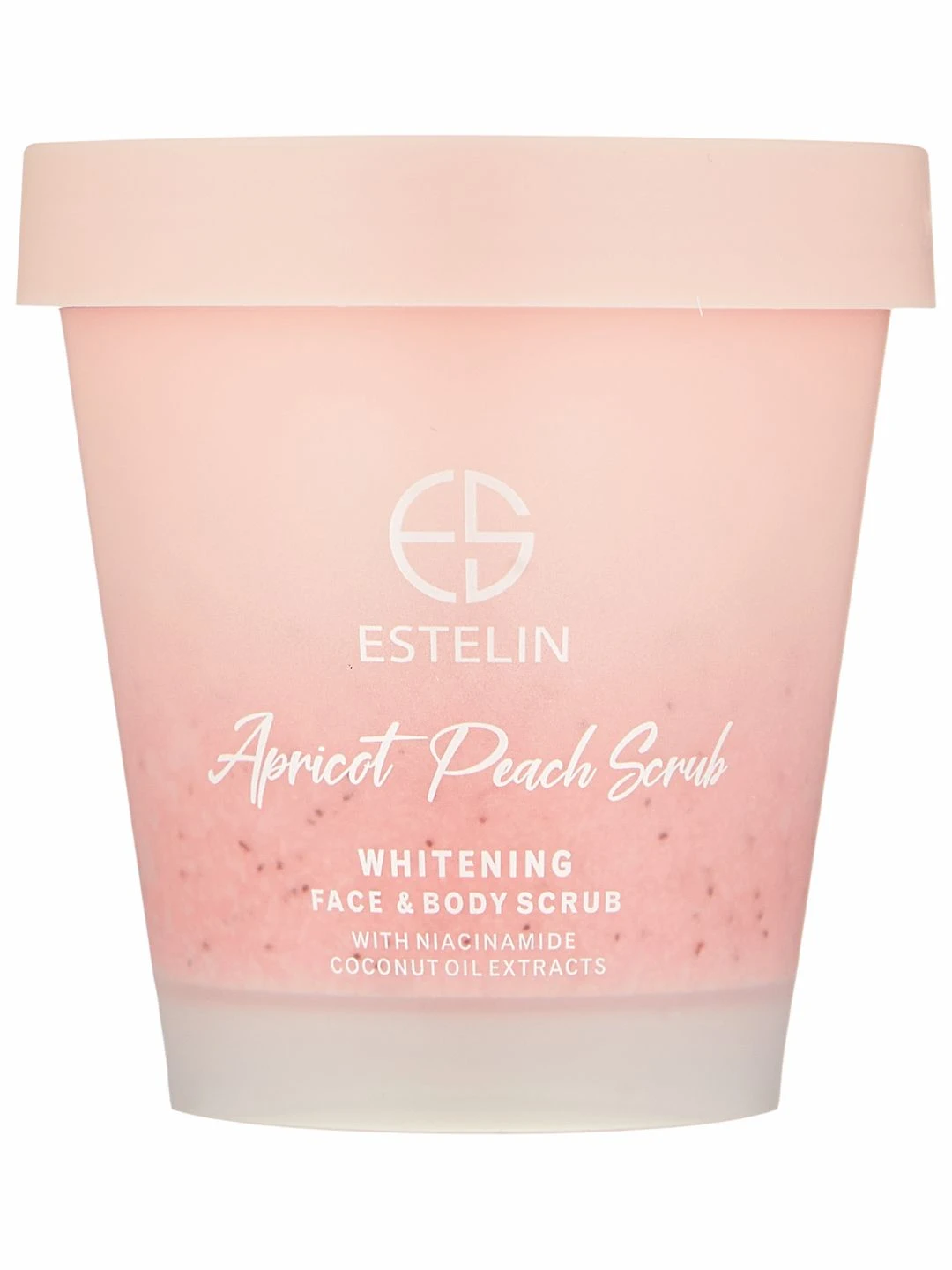 Осветляющий скраб для лица и тела с абрикосом и персиком Estelin Apricot & Peach Whitening Face & Body Scrub, 280 g