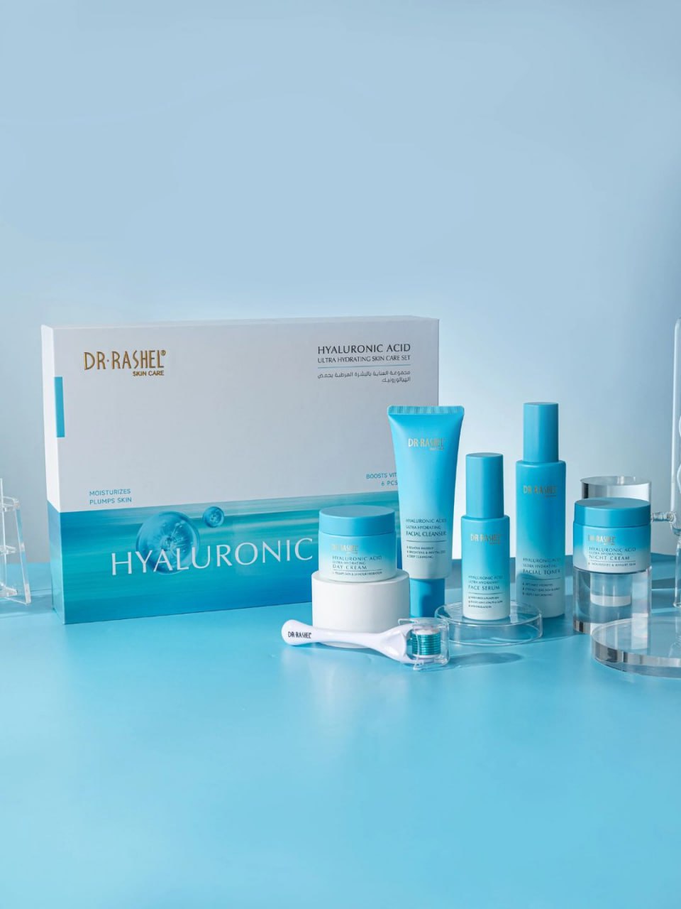 Питательный набор с гиалуроновой кислотой - Dr. Rashel Hyaluronic Acid Ultra Hydrating Skin Care Set/6pcs
