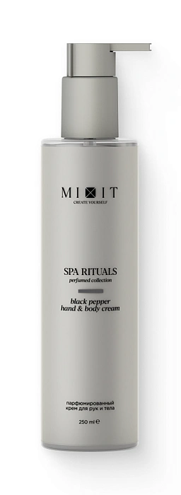 Парфюмированный скраб для тела с ароматом черного перца MIXIT Spa Rituals Body Scrub Black Pepper 300г
