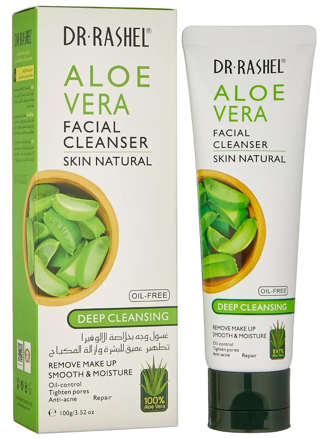 Увлажняющая пенка для лица с экстрактом алоэ,  Dr. Rashel Aloe Vera Facial Cleanser, 120 мл
