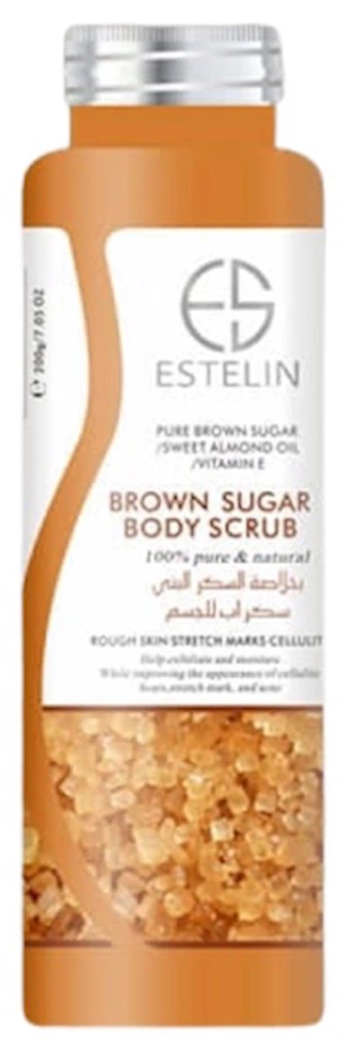 Скраб для тела с коричневым сахаром Estelin Brown Sugar Body Scrub, 200 g