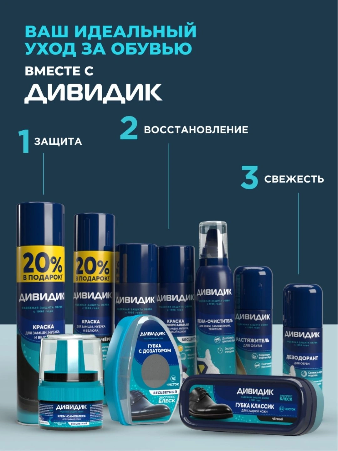 Губка Дивидик классик, (Черная)