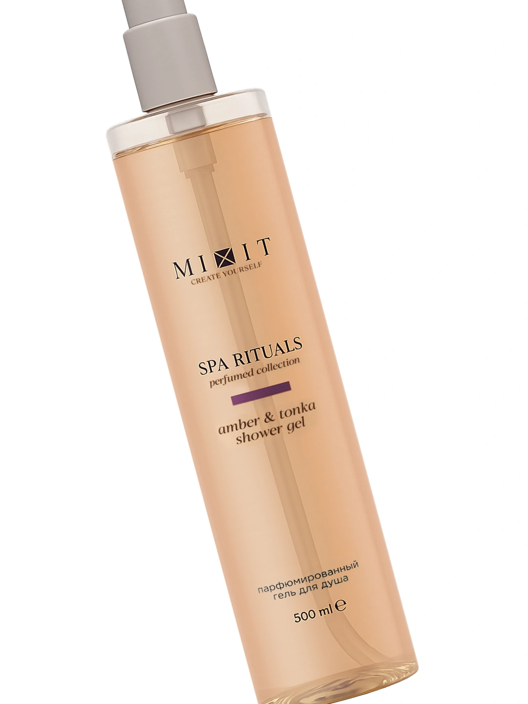 Парфюмированный гель для душа с ароматом амбры и бобов тонка MIXIT Spa Rituals Amber & Tonka Perfumed Gel 500мл