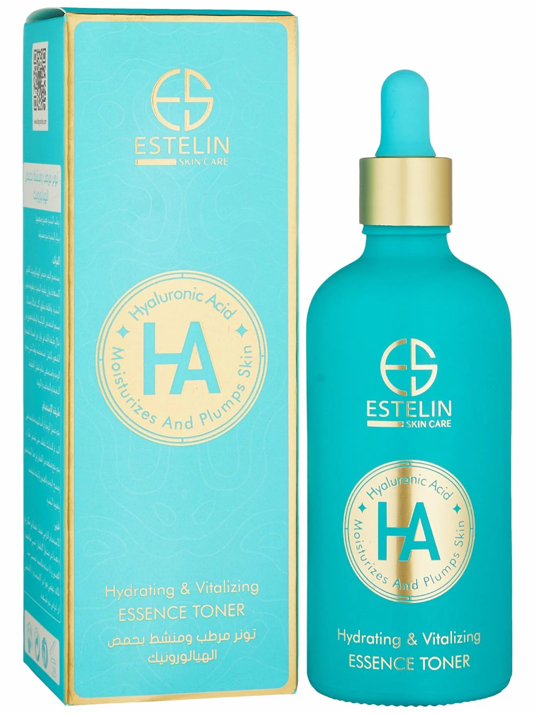  Увлажняющий и тонизирующий тонер с гиалуроновой кислотой Estelin Hyaluronic Acid Hydrating & Vitalizing Toner, 100 мл 