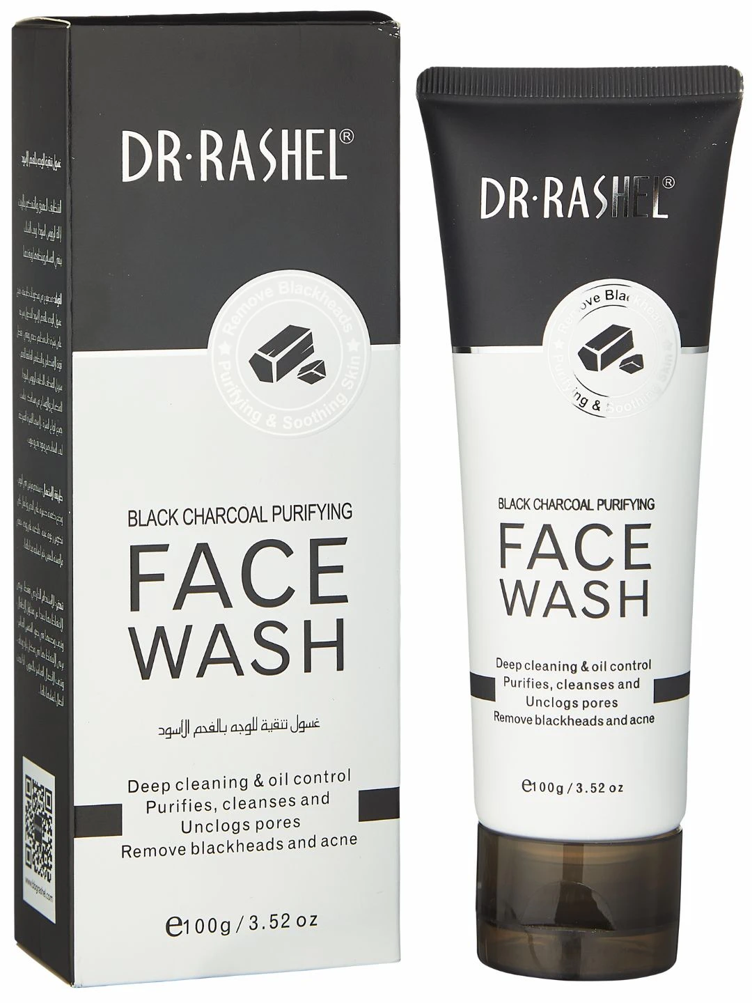 Очищающая пенка для умывания с бамбуковым углём Dr. Rashel Bamboo Charcoal Purifying Face Wash, 100 g