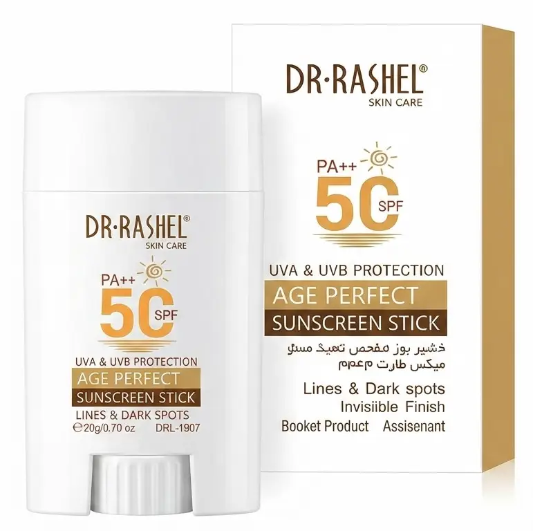  Антивозрастной солнцезащитный стик Dr. Rashel Age Perfect Sunscreen Stick SPF50, 20 g