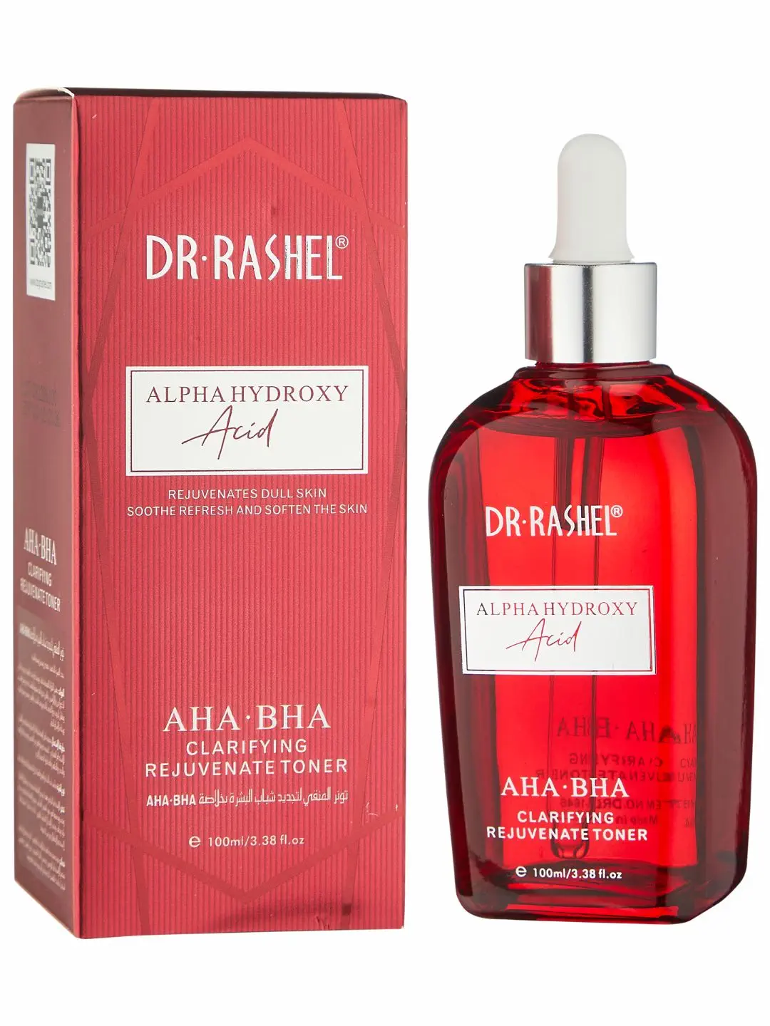 Отшелушивающий и омолаживающий тонер для лица с AHA и BHA Dr. Rashel AHA-BHA Clarifying Rejuvenate Toner, 100 мл