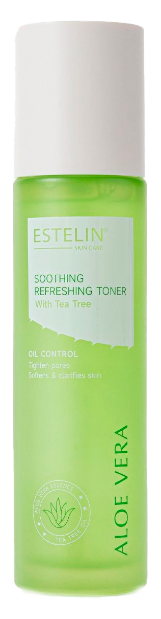 Увлажняющий тонер для лица с Алое Вера Estelin Aloe Vera Soothing Refreshing Toner, 100 мл