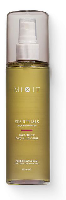 Парфюмированный мист для тела и волос с ароматом вишни MIXIT Spa Rituals Perfumed Collection Body & Hair Mist 150мл