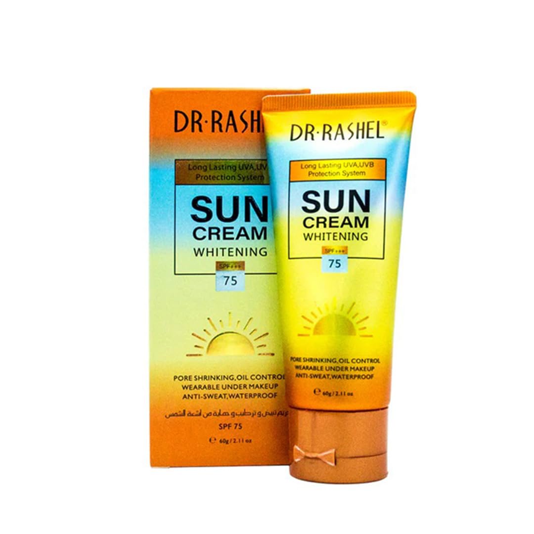 Осветляющий и увлажняющий солнцезащитный крем Dr. Rashel Whitening & Moisturizing Sun Cream SPF75, 80 ml
