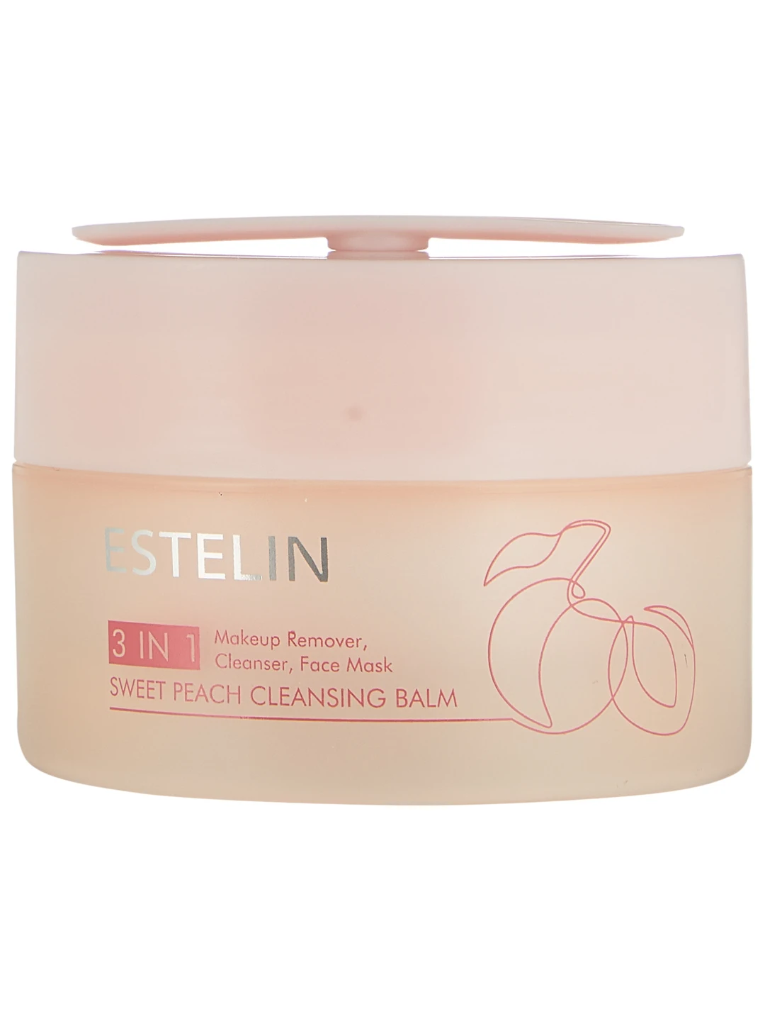 Увлажняющий очищающий бальзам с ароматом сладкого персика, Estelin Sweet Peach Cleansing Balm, 80 г