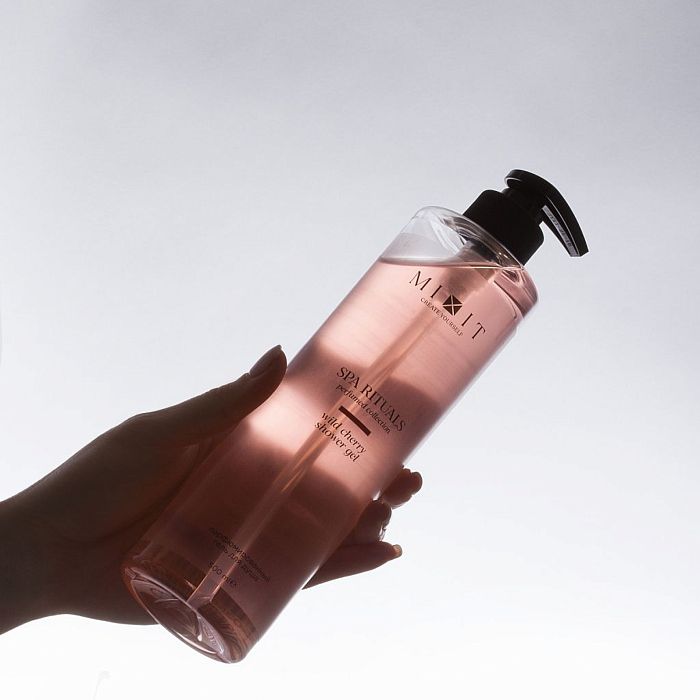 Парфюмированный гель для душа с ароматом дикой вишни MIXIT Spa Rituals Wild Cherry shower gel 500мл