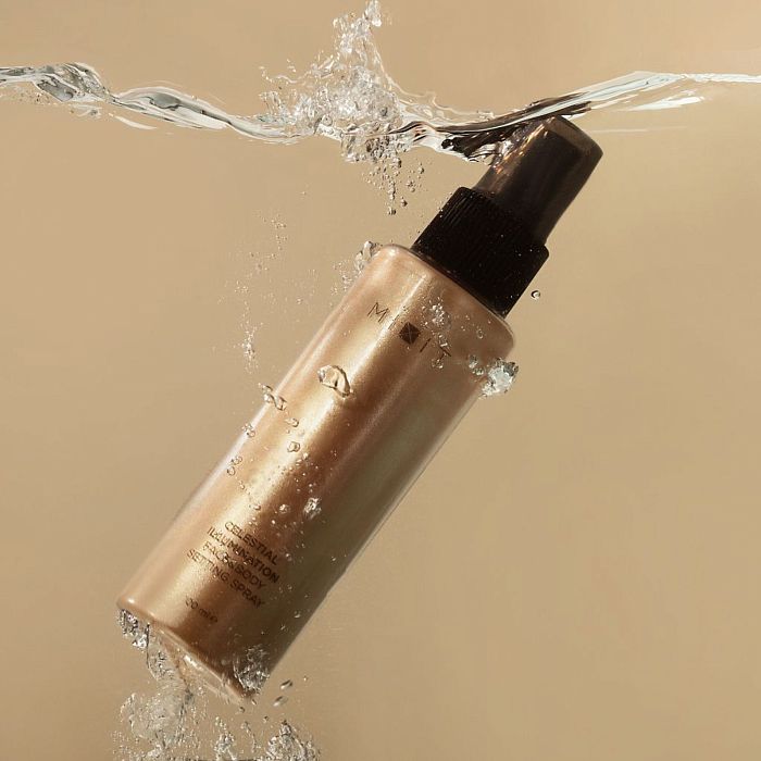 Фиксирующий спрей для лица и тела MIXIT Make Up Fixing spray "Heavenly glow" for face and body 100мл