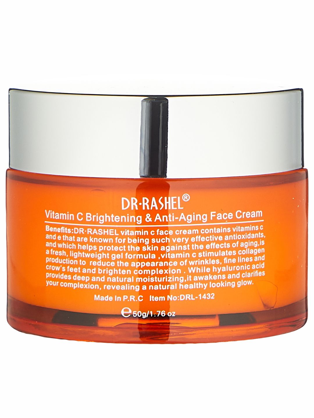 Антивозрастной крем для лица с витамином C и гиалуроновой кислотой, Dr. Rashel Vitamin C Hyaluronic Acid Face Cream, 50 г 