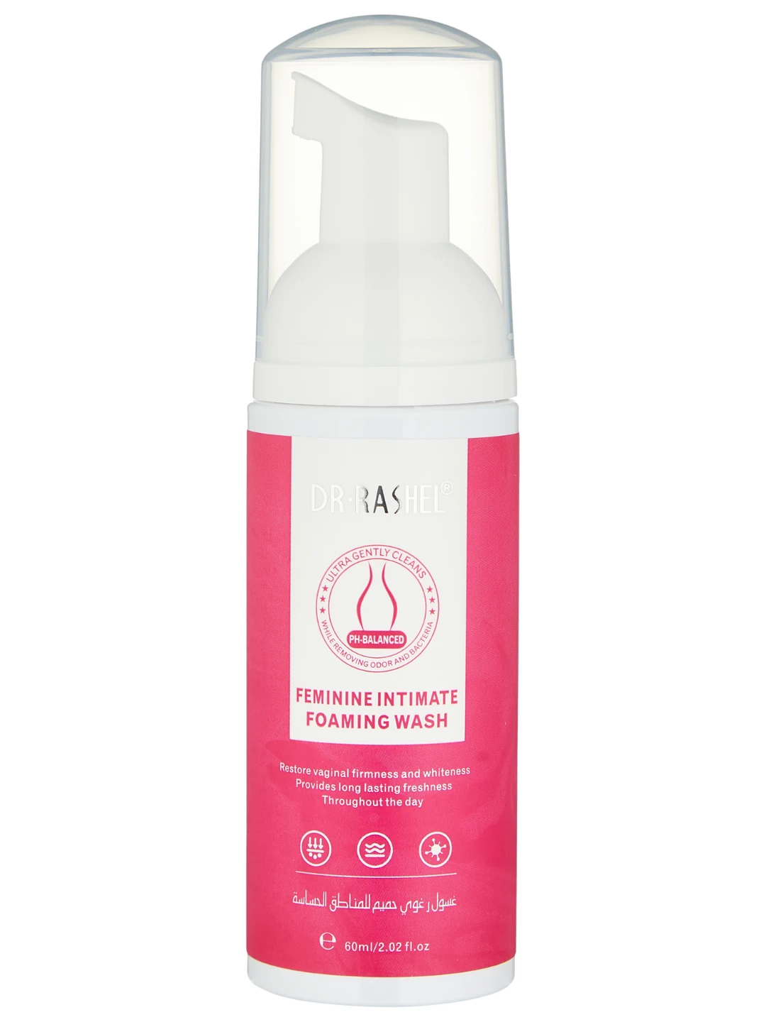 Пенка для интимной гигиены для женщин, Dr. Rashel Feminine Intimate Foaming Cleanser, 60 мл 